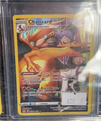 2022 Pokémon Sword & Shield Lost Origin #TG03 Charizard — front