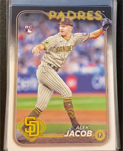 2024 Topps Update #US66 Alek Jacob — front