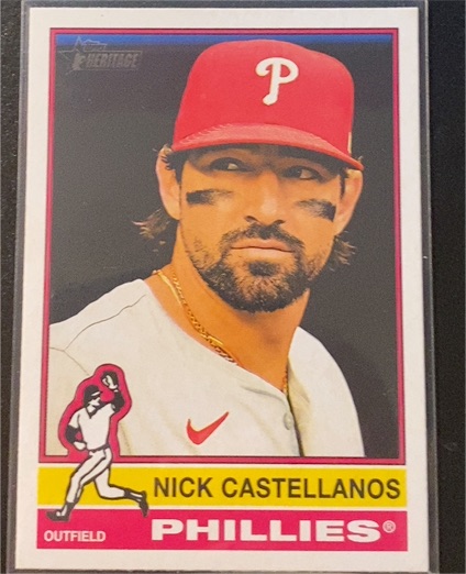 2025 Topps Heritage #315 Nick Castellanos — front