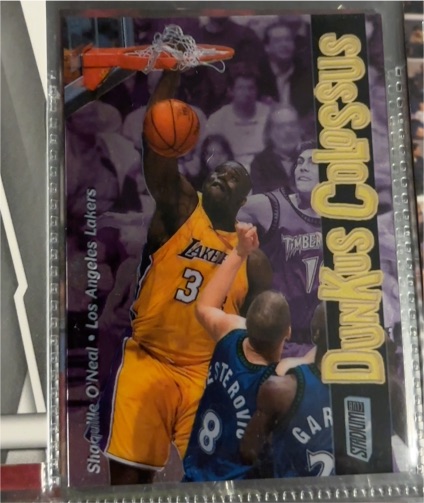 2001-02 Topps Stadium Club #DC15 Shaquille O'Neal Dunkus Colossus — front