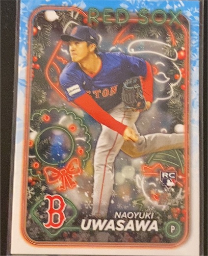 2024 Topps Holiday #H37 Naoyuki Uwasawa — front