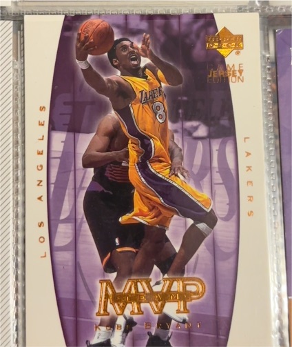 2000-01 Upper Deck Game Jersey Edition #420 Kobe Bryant MVP — front