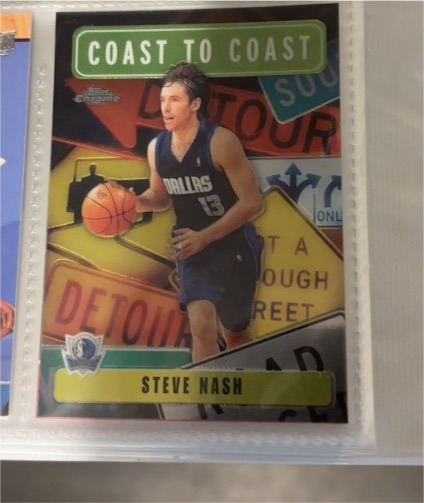 2002-03 Topps Chrome #CC14 Steve Nash Coast to Coast — front