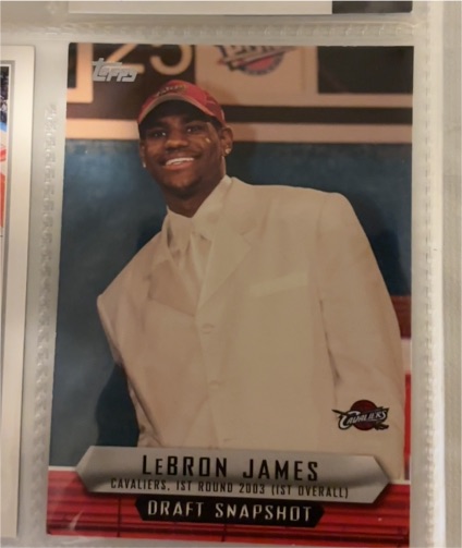 2009-10 Topps Draft Snapshot #DS-LJ LeBron James — front