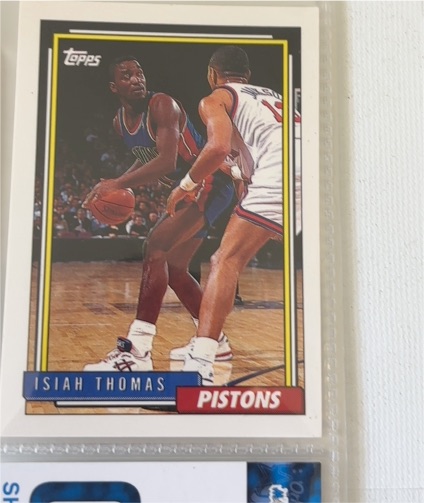 1992-93 Topps #331 Isiah Thomas — front