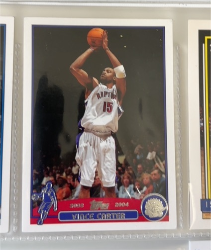 2003-04 Topps #15 Vince Carter — front
