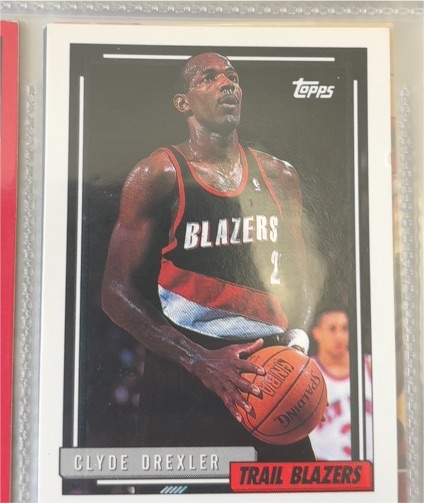 1992-93 Topps #354 Clyde Drexler — front