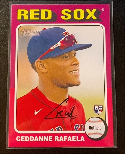 2024 Topps Heritage #420 Ceddanne Rafaela — front