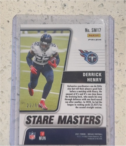 2021 Panini Mosaic #SM17 Derrick Henry — front