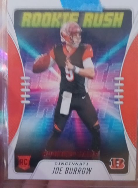 2020 Panini Rookies & Stars Rookie Rush #RR-1 Joe Burrow — front
