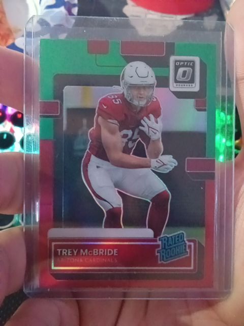 2022 Donruss Optic #337 Trey McBride Rated Rookie — front