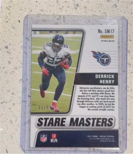 2021 Panini Mosaic #SM17 Derrick Henry — front