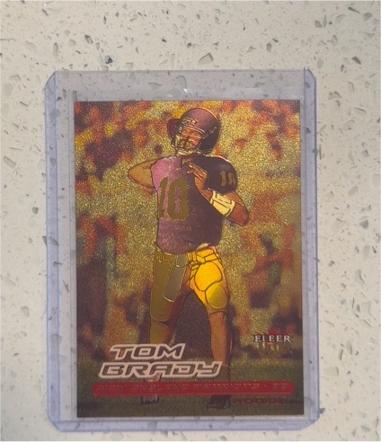 2000 Fleer Ultra #234 Tom Brady Rookie Card — front
