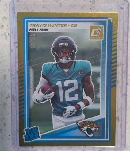2025 Donruss #301 Travis Hunter Rated Rookie — front