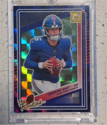 2025 Panini Donruss #2 Jaxson Dart The Rookies — front