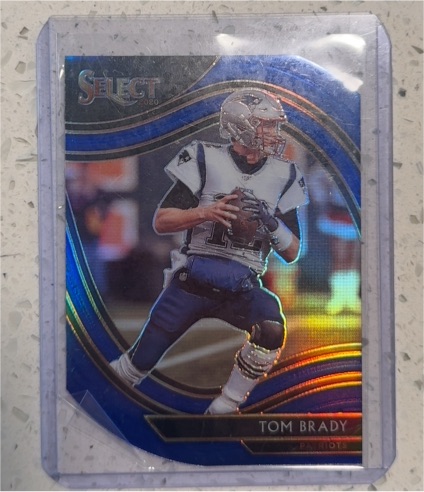 2020 Panini Select #301 Tom Brady Field Level Die Cut — front