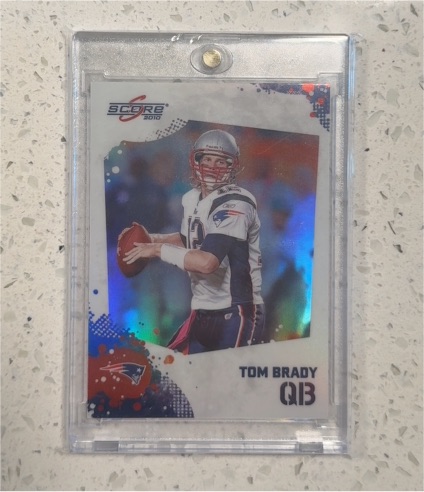 2010 Score #176 Tom Brady — front