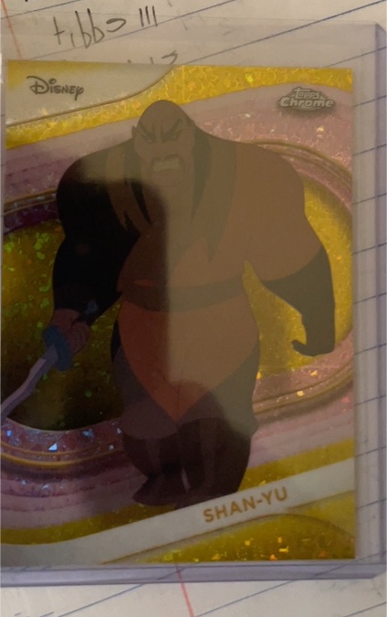 2025 Topps Chrome Disney Shan-Yu — front