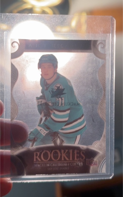 2024-25 Upper Deck Stature Rookies #RC-11 Macklin Celebrini — front