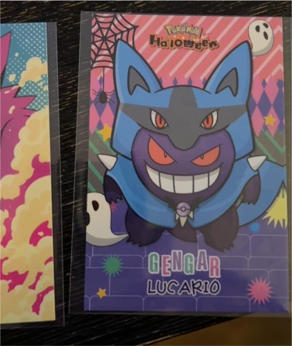 2025 Pokemon Halloween Card Database Gengar Lucario Poncho — front