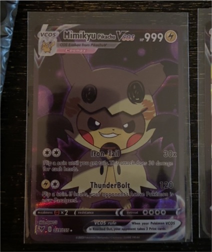 2023 VCOS Mimikyu Pikachu V COS #V-0 — front