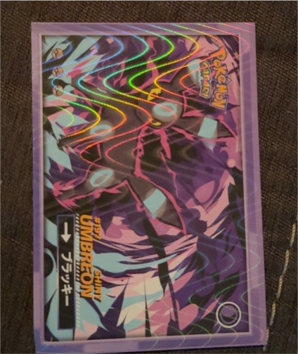 2000 Pokémon Umbreon Holo — front