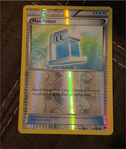 2016 Pokémon XY BREAKpoint #103 Max Potion — front