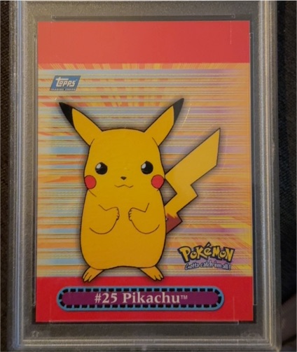 2000 Topps Pokemon TV Animation Series 3 #25 Pikachu — front