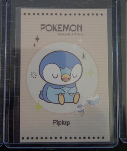 2025 Electric Pikachu Card Database Piplup Sleeping — front