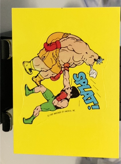 1989 Topps Nintendo #25 Splat! Punch-Out!! — front