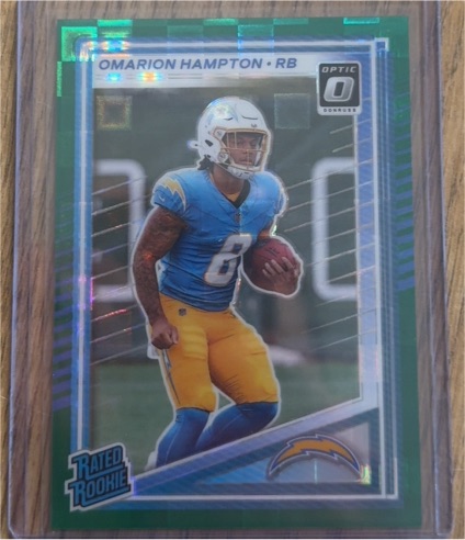 2025 Panini Donruss Optic #303 Omarion Hampton — front