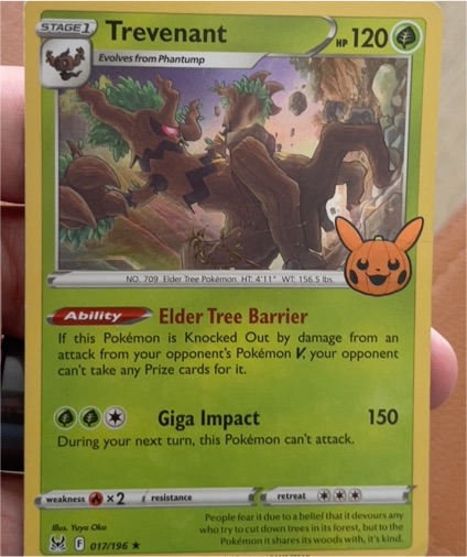 2023 Pokemon Trick or Trade #017 Trevenant — front