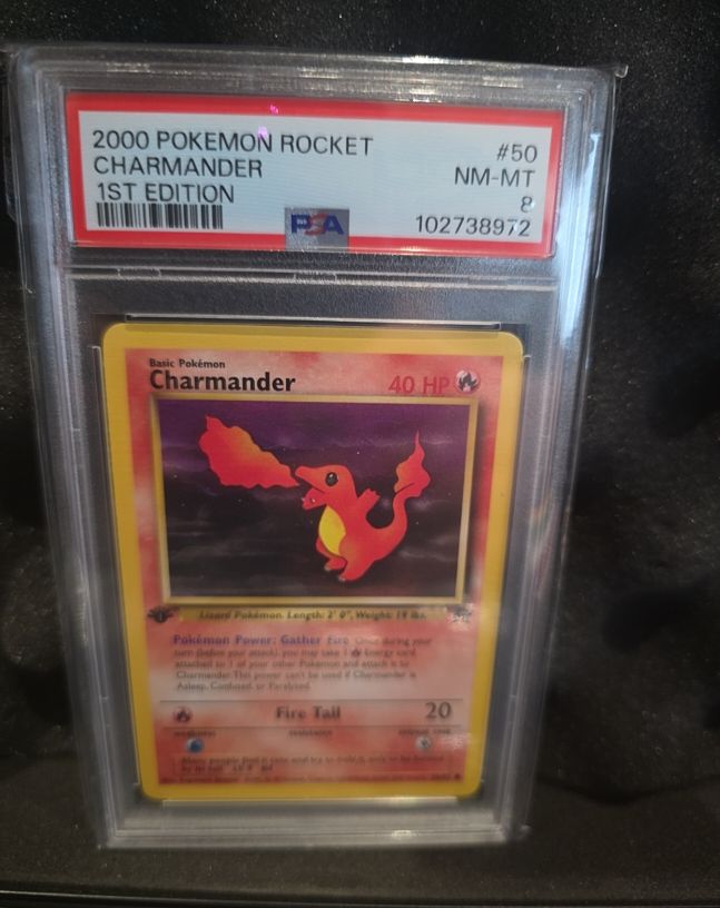 2000 Pokemon Rocket #50 Charmander 1st Edition — front