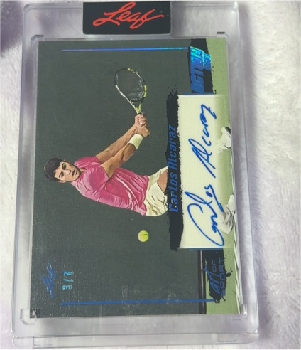 2023 Leaf Art of Sport #31 Carlos Alcaraz — front
