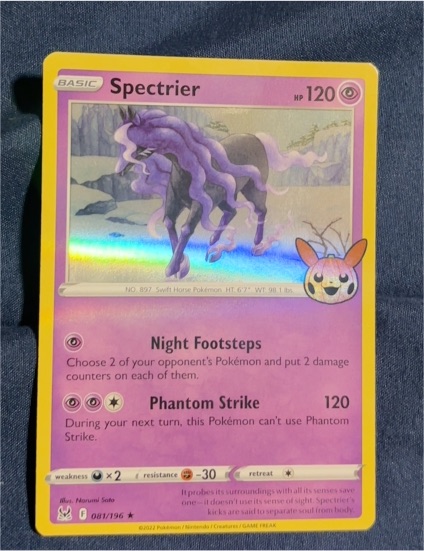 2023 Pokémon Trick or Trade #081 Spectrier — front