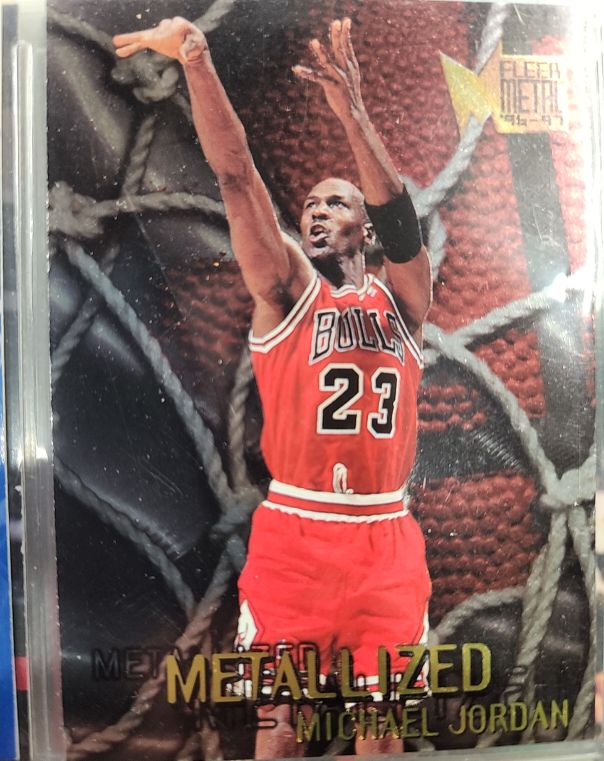 1996-97 Fleer Metal #128 Michael Jordan — front