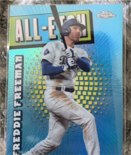 2025 Topps Chrome #CAE-11 Freddie Freeman Chrome All-Etch — front
