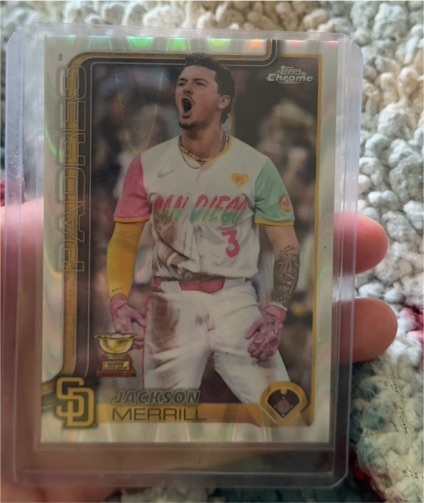 2025 Topps Chrome #61 Jackson Merrill — front