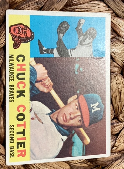 1960 Topps #417 Chuck Cottier — front