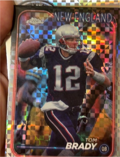 2024 Topps Chrome Tom Brady X-Fractor — front