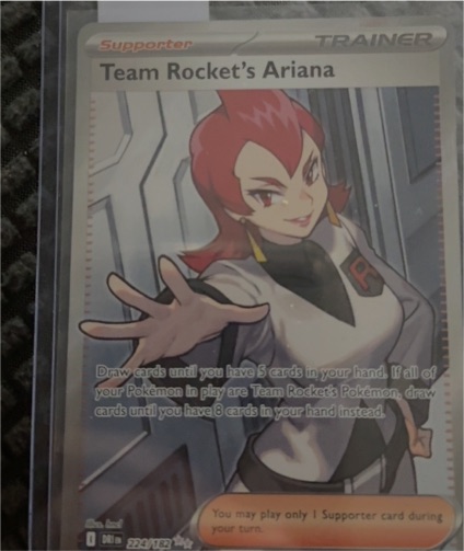 2025 Pokémon TCG SV10: Destined Rivals #224 Team Rocket's Ariana — front