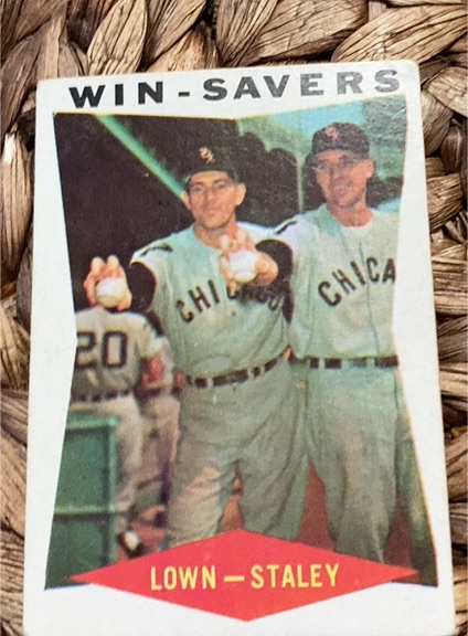 1960 Topps #57 Win-Savers Turk Lown / Gerry Staley — front