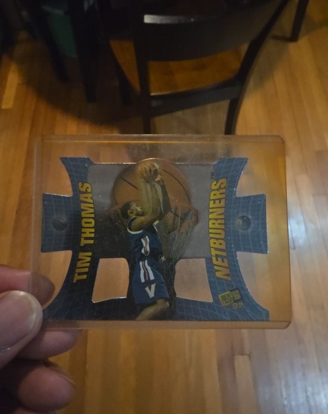 1997 Press Pass Net Burners #NB6 Tim Thomas — front