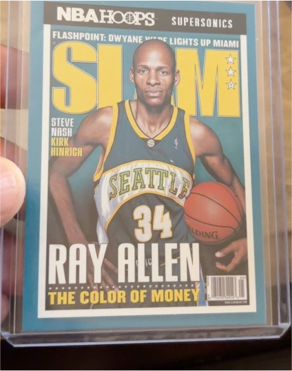 2021-22 Panini NBA Hoops SLAM #87 Ray Allen — front