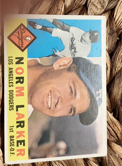 1960 Topps #394 Norm Larker — front