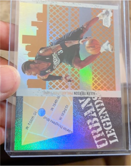 2002-03 Topps Stadium Club Urban Legends #UL1 Allen Iverson — front