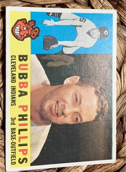 1960 Topps #243 Bubba Phillips — front
