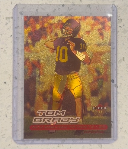 2000 Fleer Ultra #234 Tom Brady Rookie Card — front