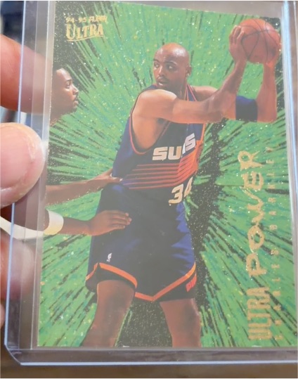 1994-95 Fleer Ultra #1 Charles Barkley Ultra Power — front