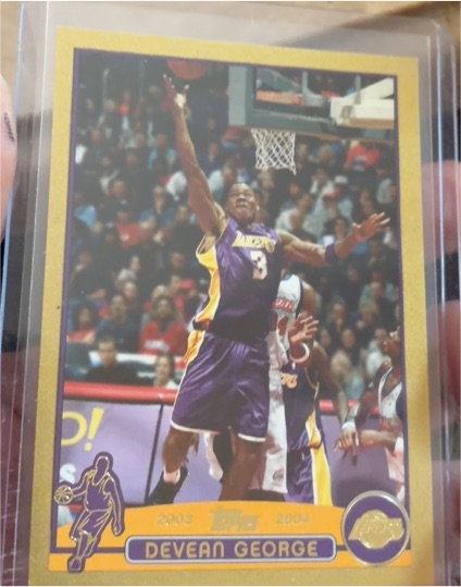 2003-04 Topps #183 Devean George — front